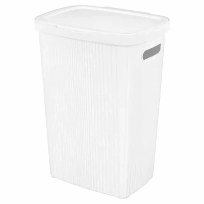 Корзина для белья Velvet, 450*360*630мм, 60л, Белый (комплект 5 шт)