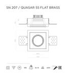 QUASAR 55 FLAT BRASS