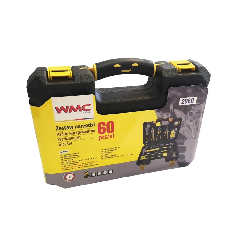 Набор инструмента 60пр 1/4''(6гр.)(5-13мм) WMC TOOLS WMC-2060