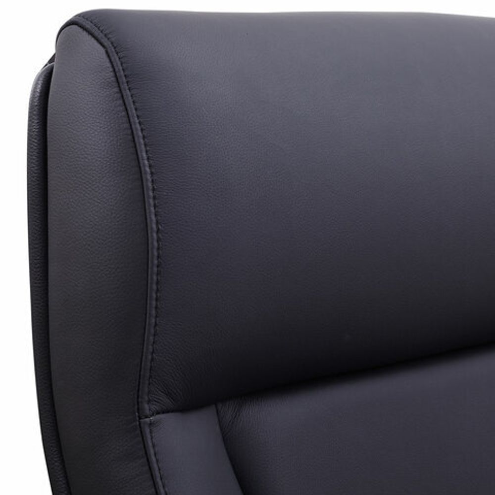 Кресло HAWASAN (ХАВАСАН) "Overlord EX-770", мультиблок, дерево, натуральная кожа, черное, 532934