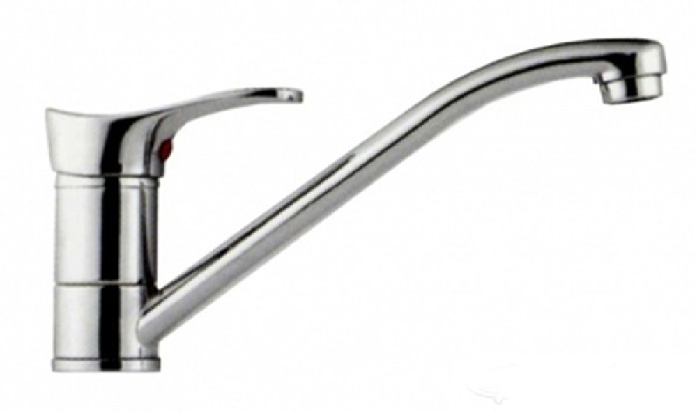 Смеситель для кухни 35к F4214-B FRAP (плоский пов.излив, п/шпильку, хром, силумин)