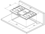 Варочная панель Kuppersberg FV9TGRZ BOR Bronze