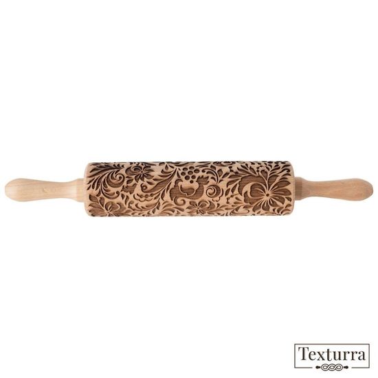 Скалка с узором Райский Сад