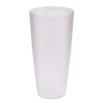 Ваза д/цветов Мозаика люкс Д150мм,В305мм (прозрачный) (комплект 15 шт)