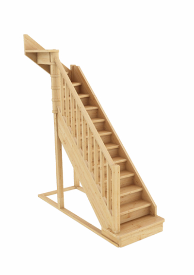 Лестница на второй этаж ЛС-215м Левая