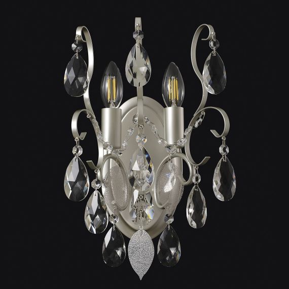 Настенный светильник Crystal Lux Esmiralda AP2 Silver