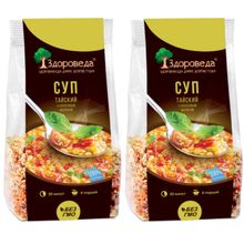Здороведа Суп тайский с кокосовым молоком 250 г, 2 шт