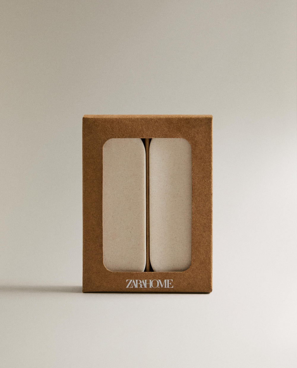 Zara Home набор столовых приборов из пластика, цвет бежевый, 7.8 см