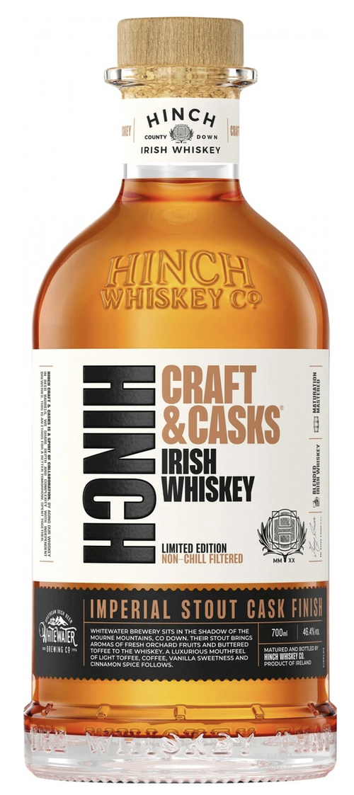 Виски Hinch Craft & Casks Imperial Stout Finish, 0.7 л.