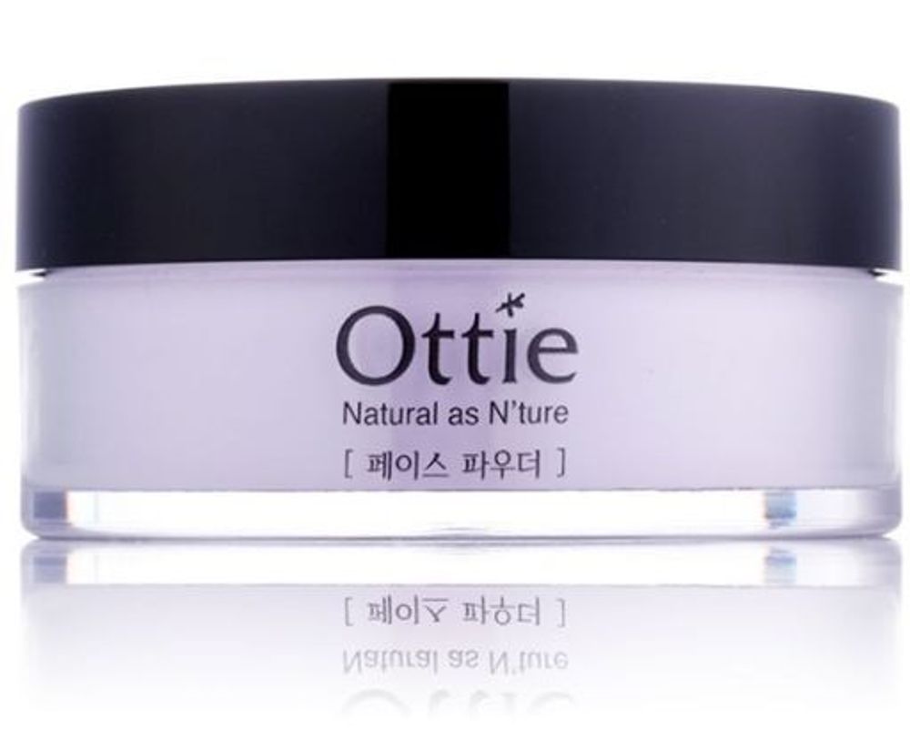 Рассыпчатая бархатная пудра для лица Face Powder 05 violet, Ottie  20 гр