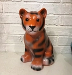 Копилка из гипса «Тигрёнок» 30см рыжий