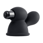 Черные вибро-присоски стимуляторы на соски ToyFa Basic 889010