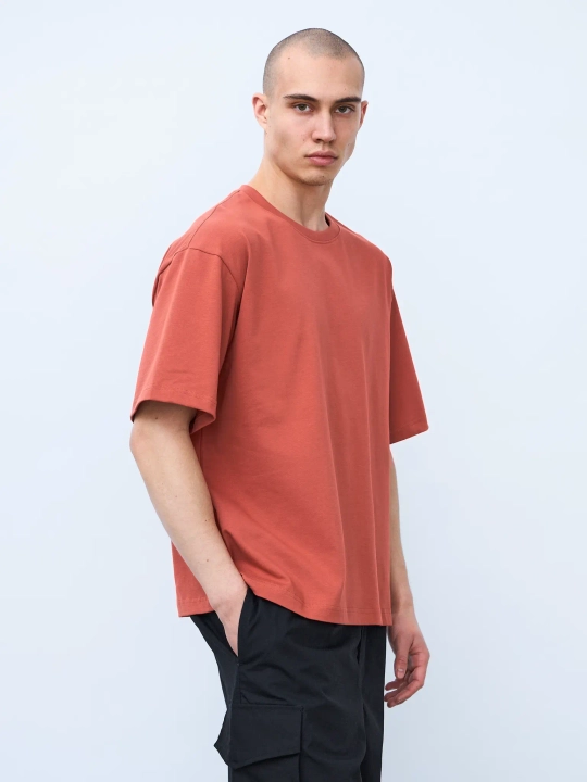 Футболка оверсайз (терракот) 230 г