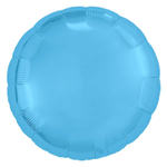 Шар фольгированный Круг 45 см (Голубой)
