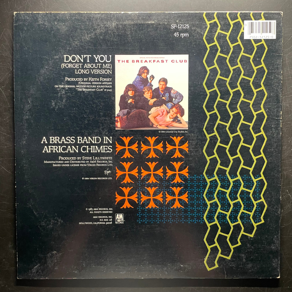 Simple Minds ‎– Don't You (США 1985г.) 12", 45 RPM