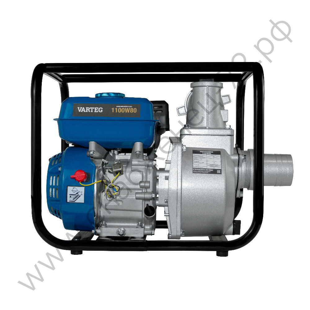 Мотопомпа бензиновая VARTEG 1100W80