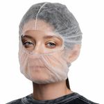 Балаклава (подшлемник) одноразовая КОМПЛЕКТ 20 штук, спанбонд, белая, SMZ