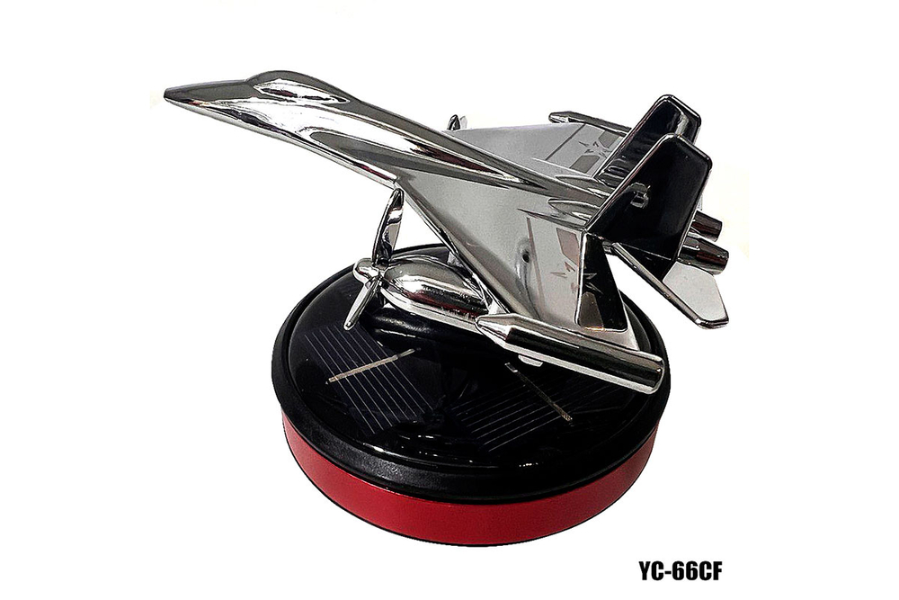 Ароматизатор-игрушка -на торпеду- Самолет-Истребитель - солн батар (жидк)- YC-66CF Colorful