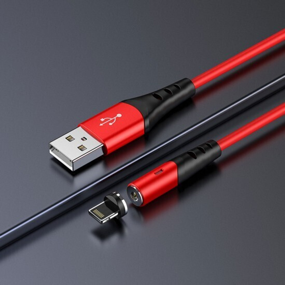 Кабель для iPhone HOCO X60, 1м силиконовый, 012701 Черный