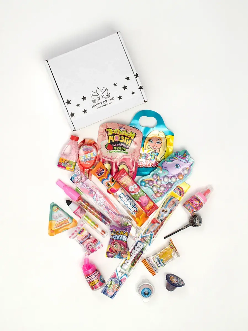 Подарочный набор сладостей для Девочки Сладкий бокс