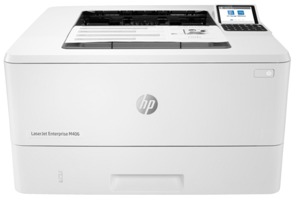 Принтер лазерный черно-белый HP LaserJet Enterprise M406dn