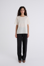 Топ Воздушный с коротким рукавом из хлопка 100%