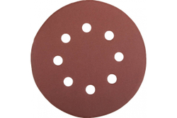 Универсальный шлифовальный круг STAYER на велкро основе 125 мм 8 отверстий 5 шт. Р320 35452-125-320