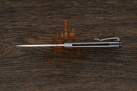 Нож складной QSP Osprey, клинок 80мм, сталь Sandvik 14C28N, рукоять карбон-B