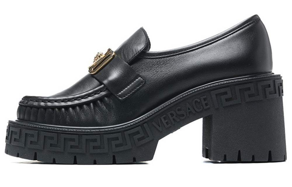 VERSACE Loafers Women"s Black