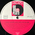 Zarah Leander ‎– Mein Leben Für Die Liebe (Германия)