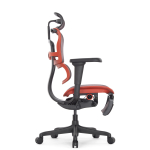 Кресло FALTO Ergohuman Ultra X9 GAMING с подножкой ( чёрный/ КРАСНЫЙ каркас /сетка Equator Red )
