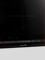 Индукционная варочная панель MACBI GK-ID 303619 EB-P: шнур с вилкой, 2 конфорки 3600Вт, непрерывный нагрев, черный/матовый