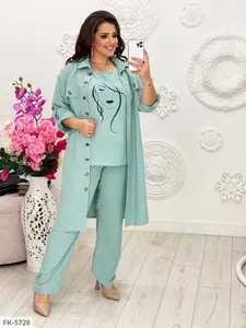 Костюм тройка FK-5726 Фабрика Моды