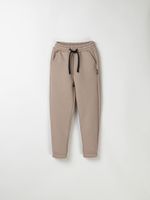 Джоггеры "Кокос" с карманами утепленные 7+