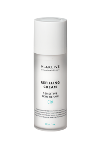 M.AKLIVE Крем лёгкий напитывающий "Восстановление чувствительной кожи" 30мл
