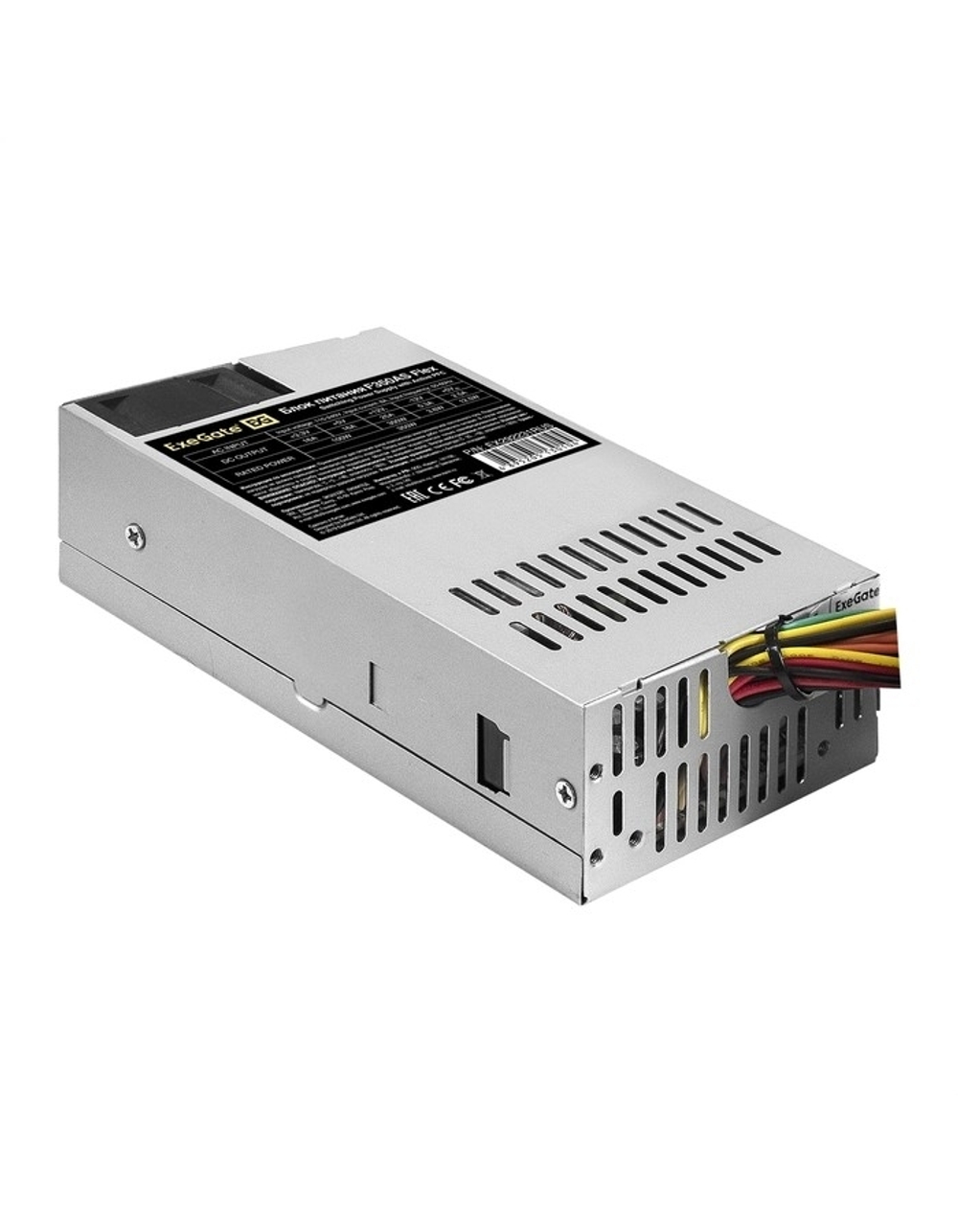 Exegate EX292231RUS Блок питания 350W ExeGate F350AS (Flex ATX, for ITX case, APFC, КПД 80% (80 PLUS), 4cm fan, 24pin, 4pin, 3xSATA, 2xIDE)