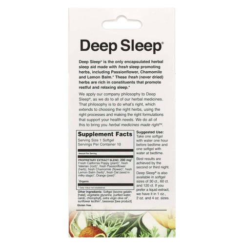 Herbs Etc., Deep Sleep®, 10 мягких таблеток