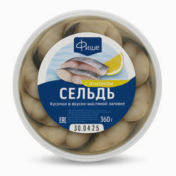 Сельдь с лимоном Фише 360 гр