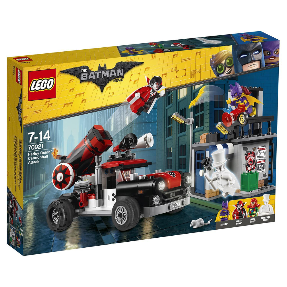 LEGO Batman Movie: Тяжёлая артиллерия Харли Квинн 70921 — Harley Quinn Cannonball Attack — Лего Бэтмен Муви