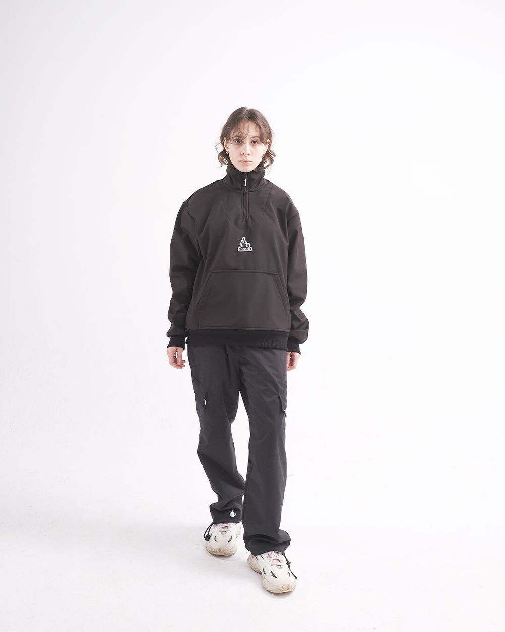 Купить Ветровка Issue Анорак Softwell черная Ветровка Issue Анорак Softwell черная