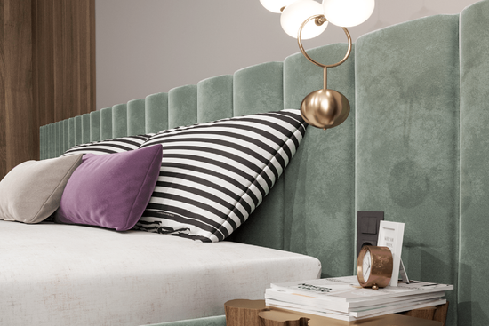 Кровать Tesoro с широким изголовьем