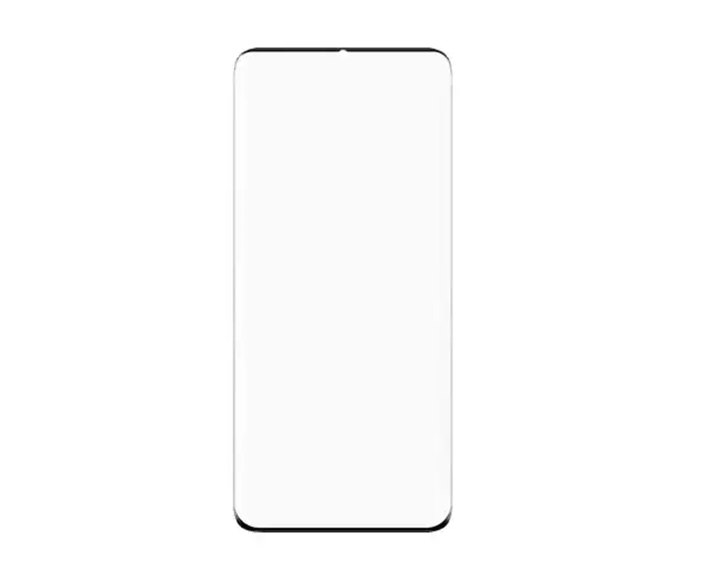Защитное стекло Glass PRO для Samsung Galaxy S21 FE цветное (черная рамка)