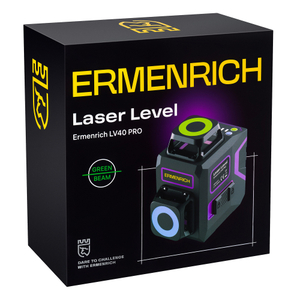Лазерный уровень Ermenrich LV40 PRO, фиолетовый