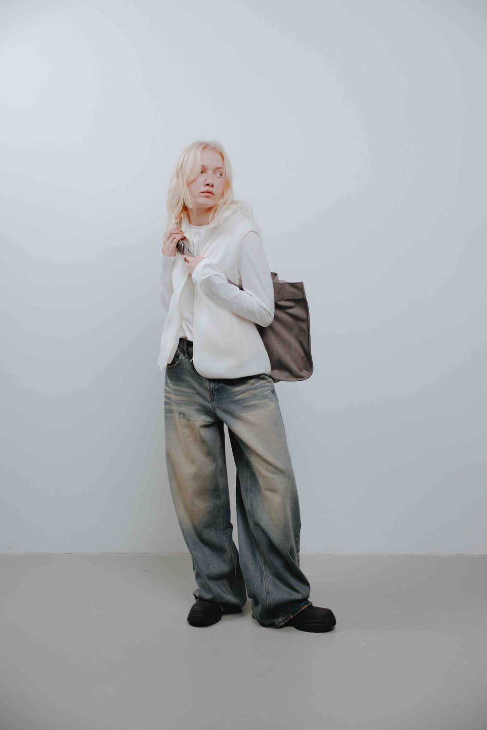 Сумка Imean Omega Bag Камень серая