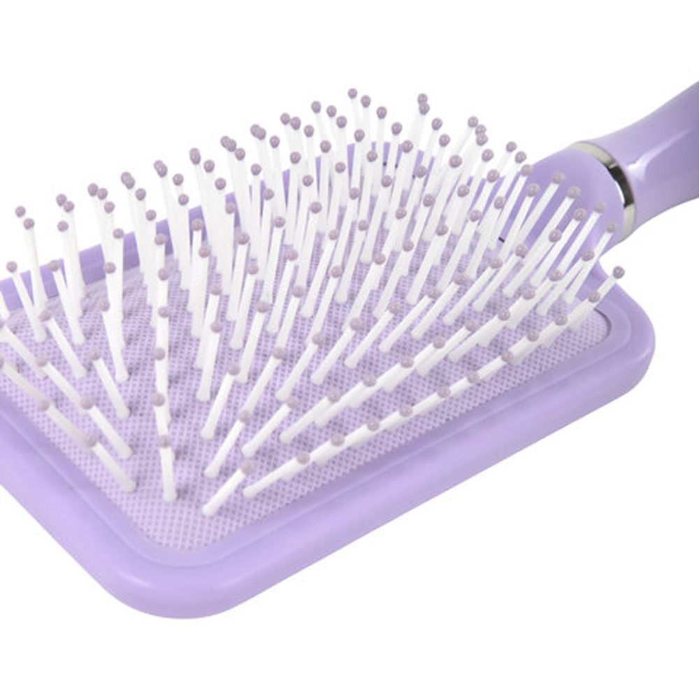Расческа для волос массажная, широкая, 24х8 см, фиолетовая, MONTE VITA (МОНТЕ ВИТА), 457419