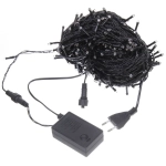 Гирлянда для улицы 40м 400 ламп LED чёрный провод, 8 реж, IP-54, Теплый белый (возможность соединения)