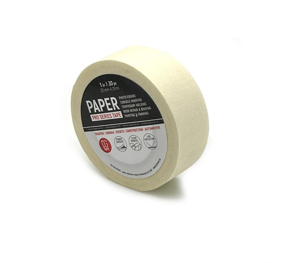 Masking Tape Regular - клейкая лента бумажная цвет белый 25мм х 25метров NEW