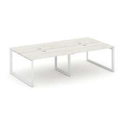 Style Project Рабочая станция двухсторонняя SN-59O.DRS-034 Дуб Наварра/Металл Белый/Белый Заглушка 3