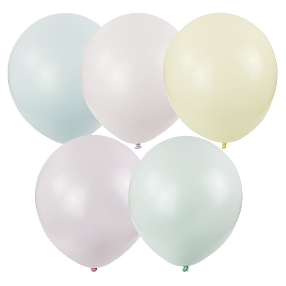 Шар воздушный Alingar, №10, цвета пастель ассорти, 100шт/уп, пакет с европодвесом