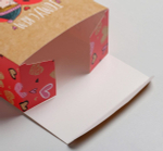 Складная коробка Тому, с кем всегда тепло - 16 х 23 см. (Цвет: телесный)